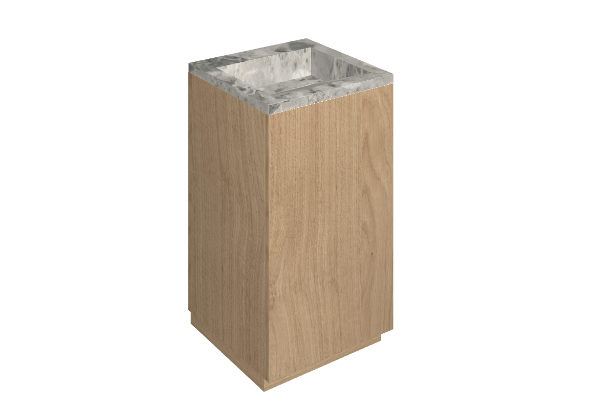 Cube Air Washbasin 50 Wood