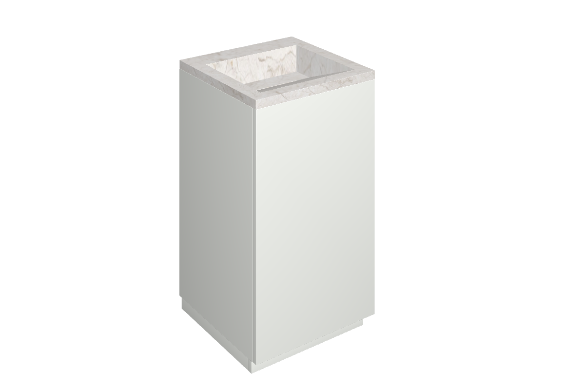 Cube Air Washbasin 50 White