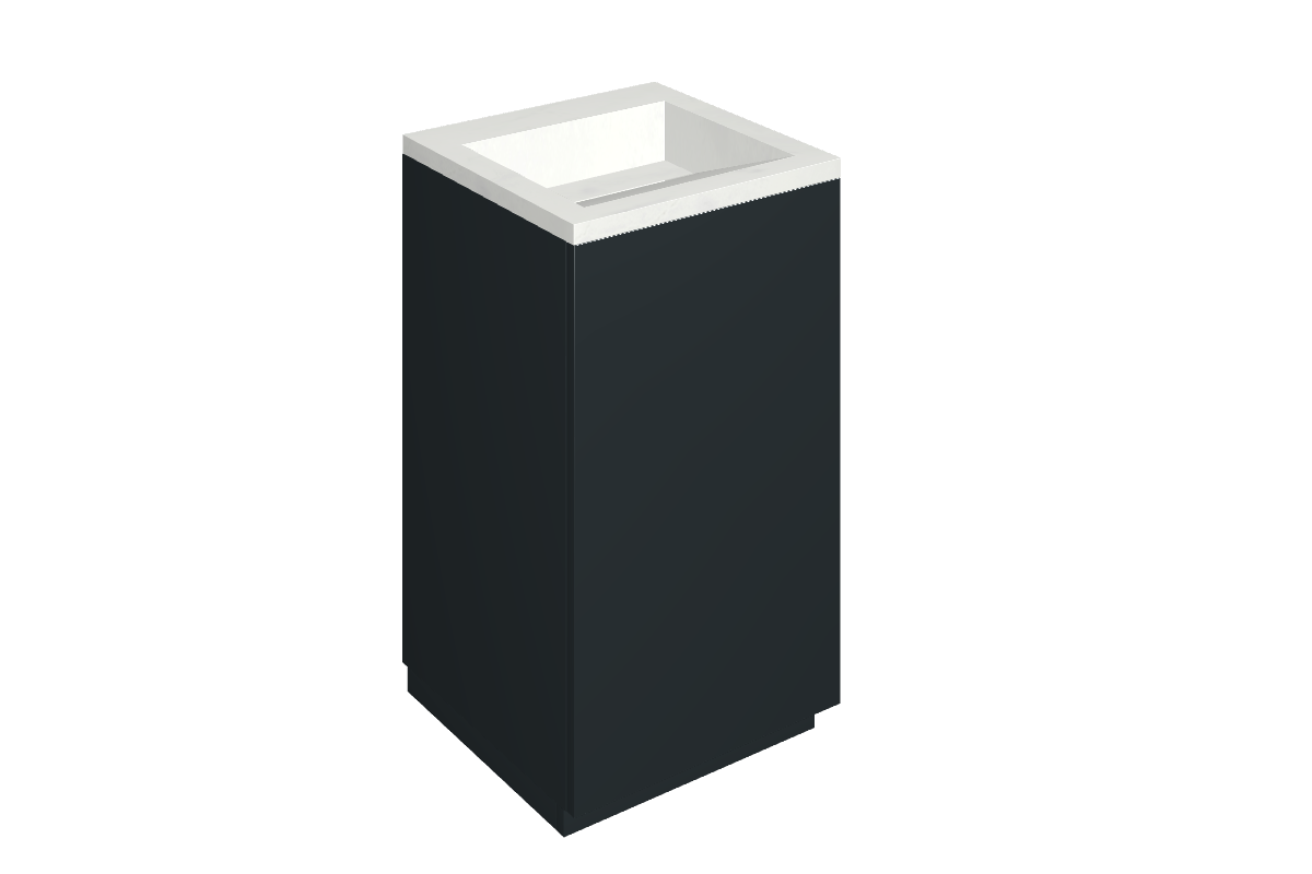 Cube Air Washbasin 50 Black